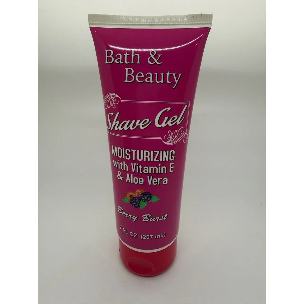 Bath & Beauty Shave Gel for Women Aloe & Vitamin-E Razor Protection Comfort 7oz.